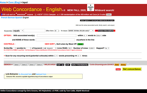 Web Concordance English (单语)